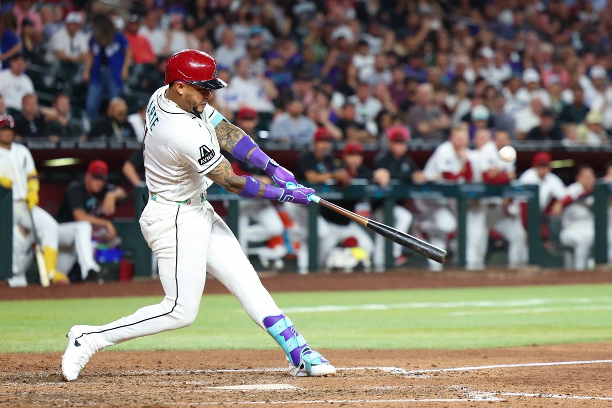  Arizona Diamondbacks second baseman Ketel Marte (4) © Anna Carrington-Imagn Images
