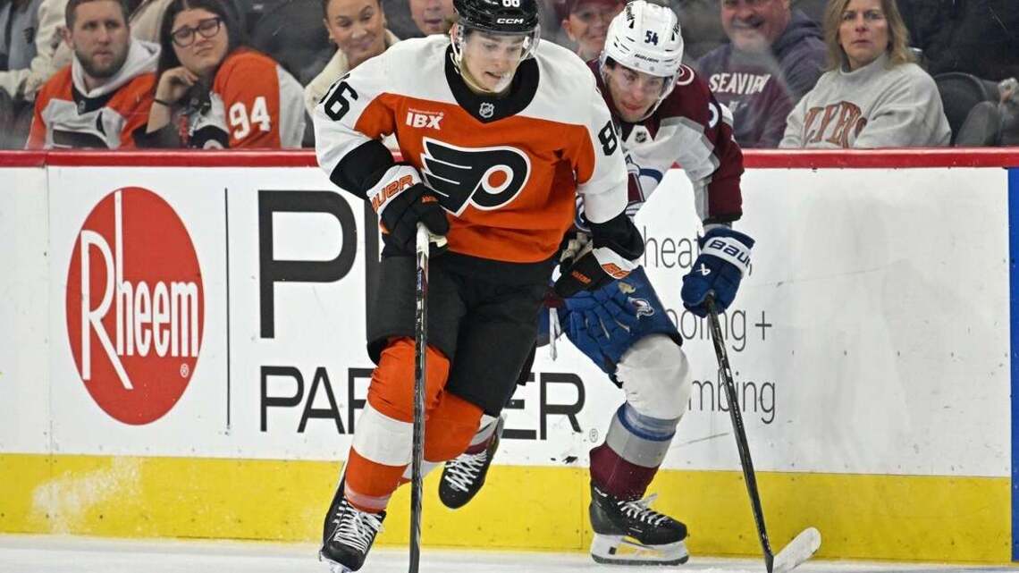 Matvei Michkov tallies twice versus Avs as Flyers win second straight 