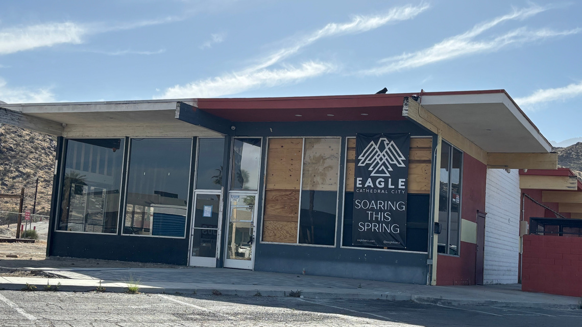 Gay leather bar Eagle Cathedral City opens soon at old Barracks site