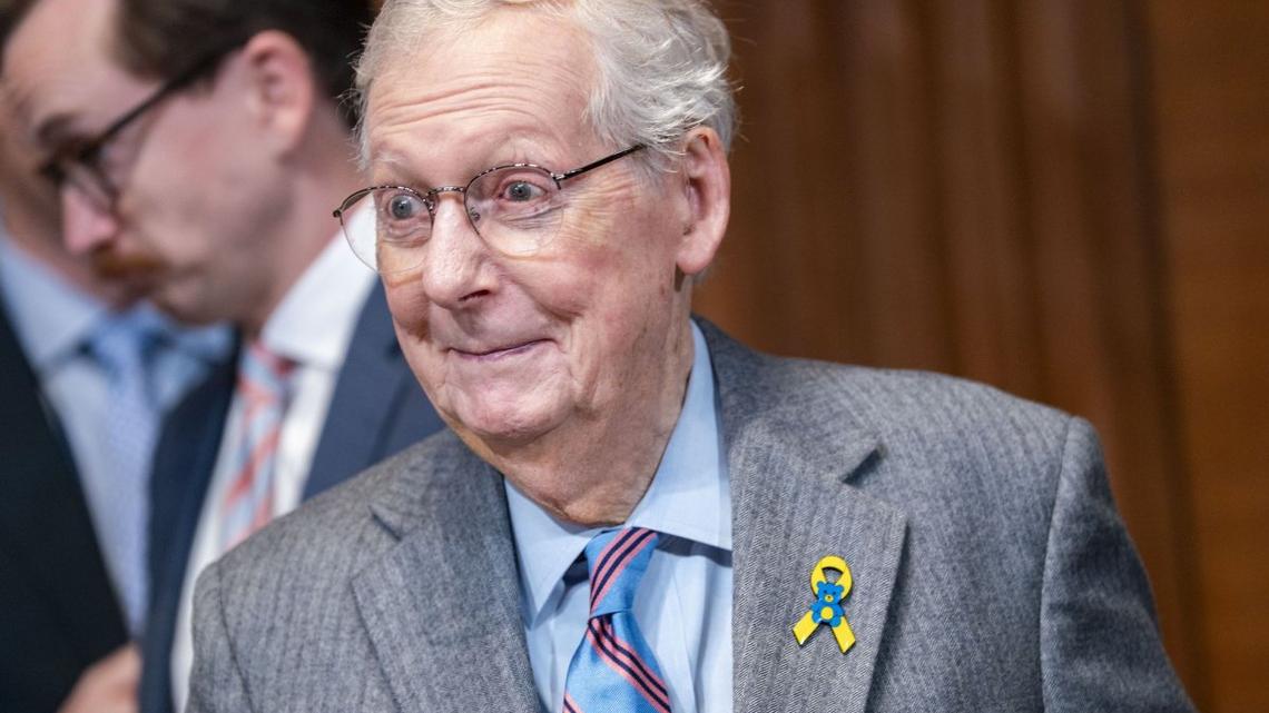 Sen. Mitch McConnell released from hospital after week stay 