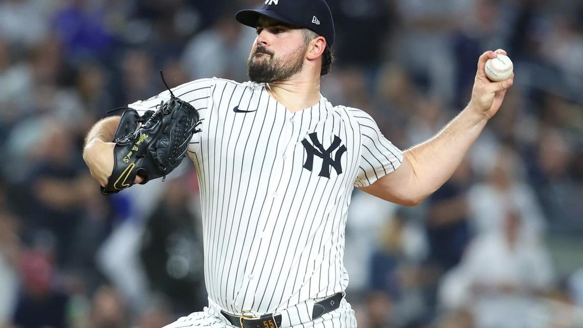 Carlos Rodon makes return to Yankees' rotation against Brewers 