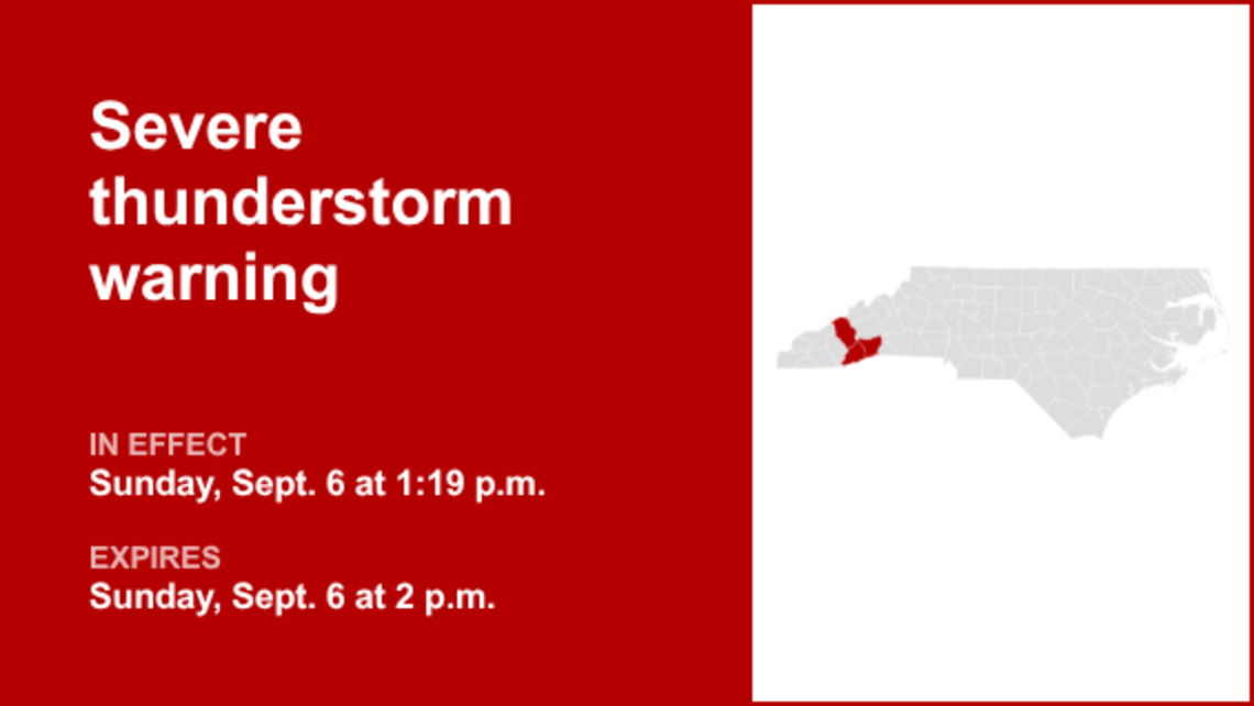 UPDATE: Expect quarter-sized hail with thunderstorms in Henderson and Transylvania counties 