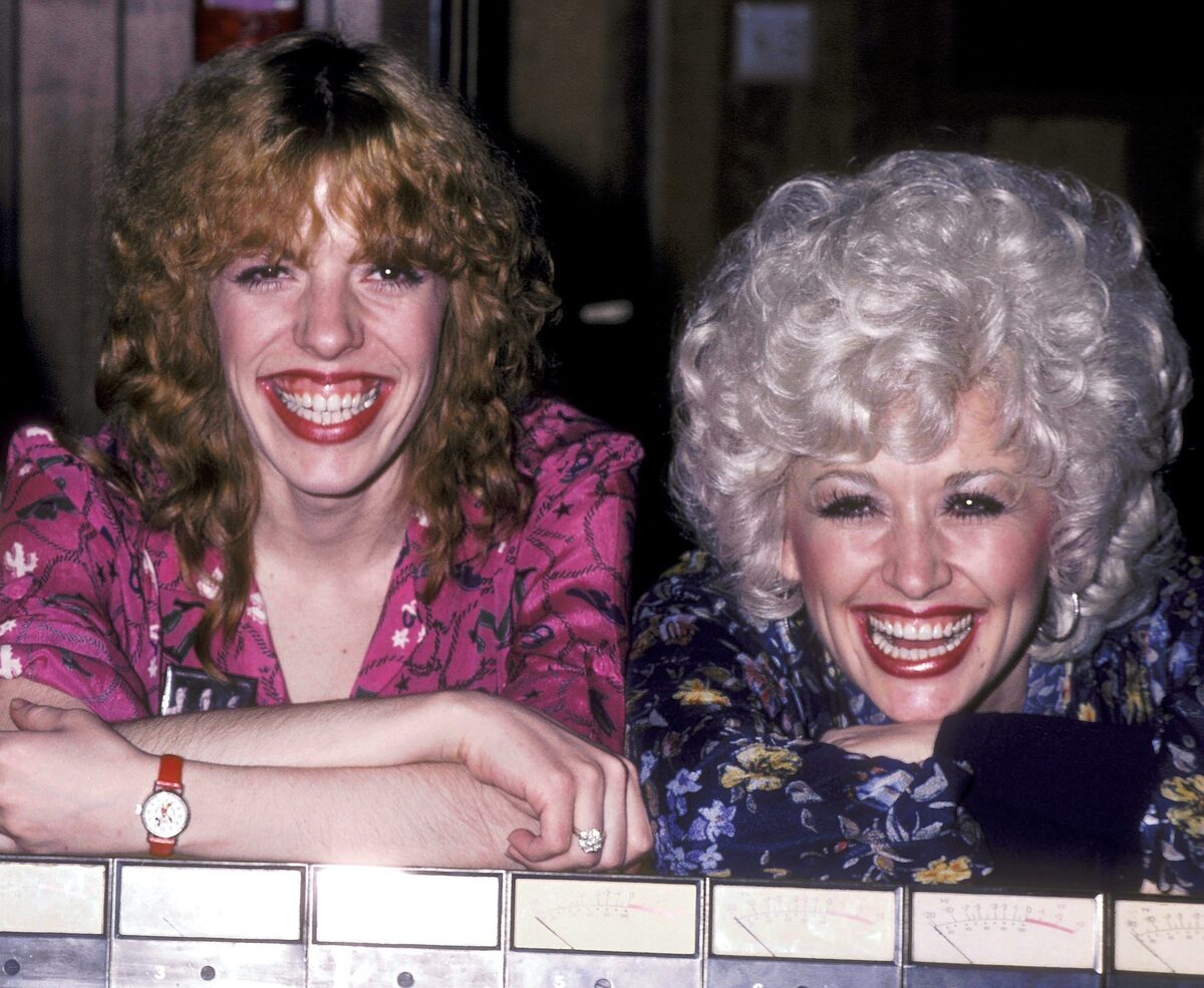 Freida Parton and Dolly Parton at Bearsville Studios in North Hollywood, California for the recording of Freida Parton’s Self-Titled Album-‘Freida Parton’ on January 15, 1981Ron Galella / Contributor