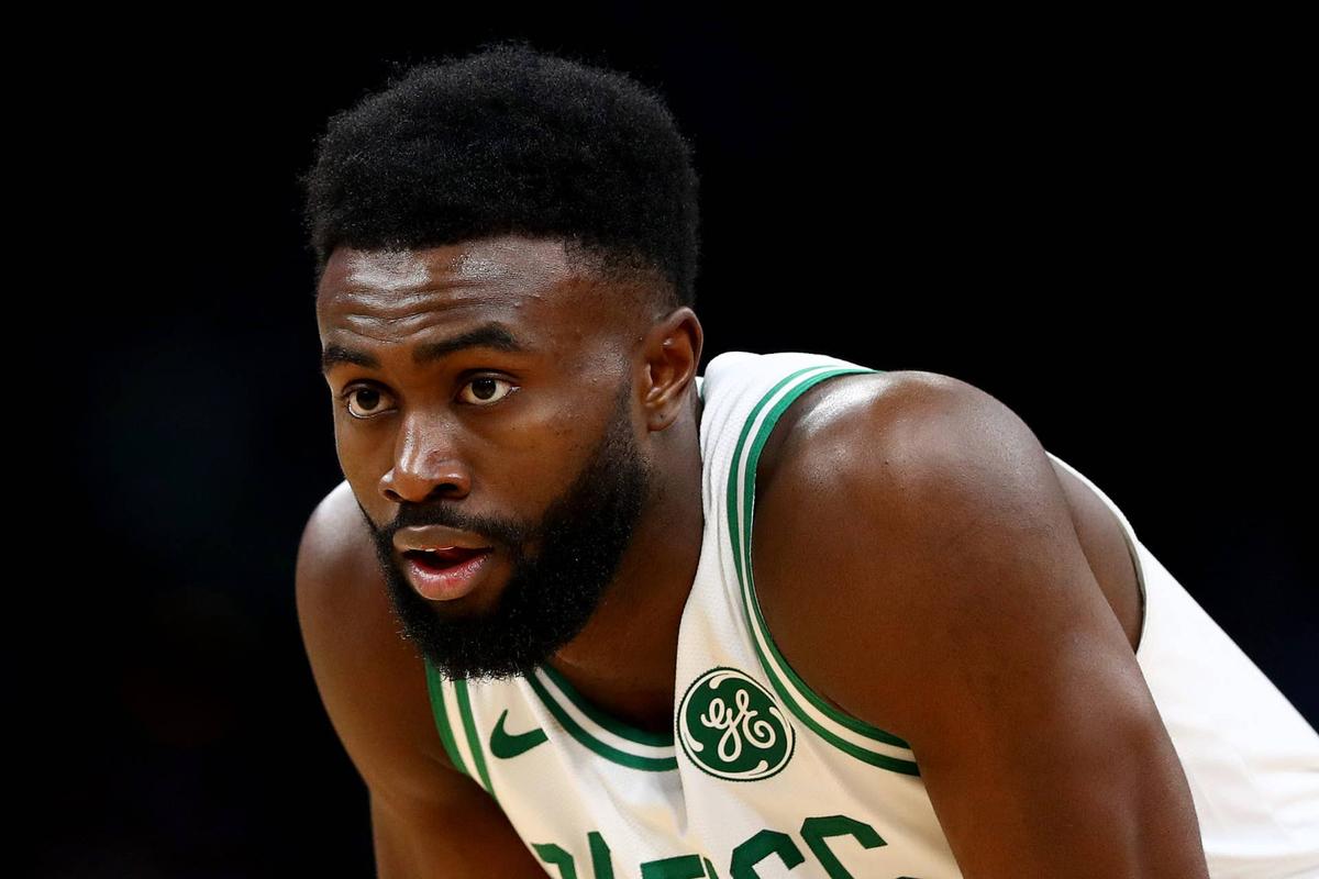  Jaylen Brown speaks out. (Photo by Maddie Meyer/Getty Images) 