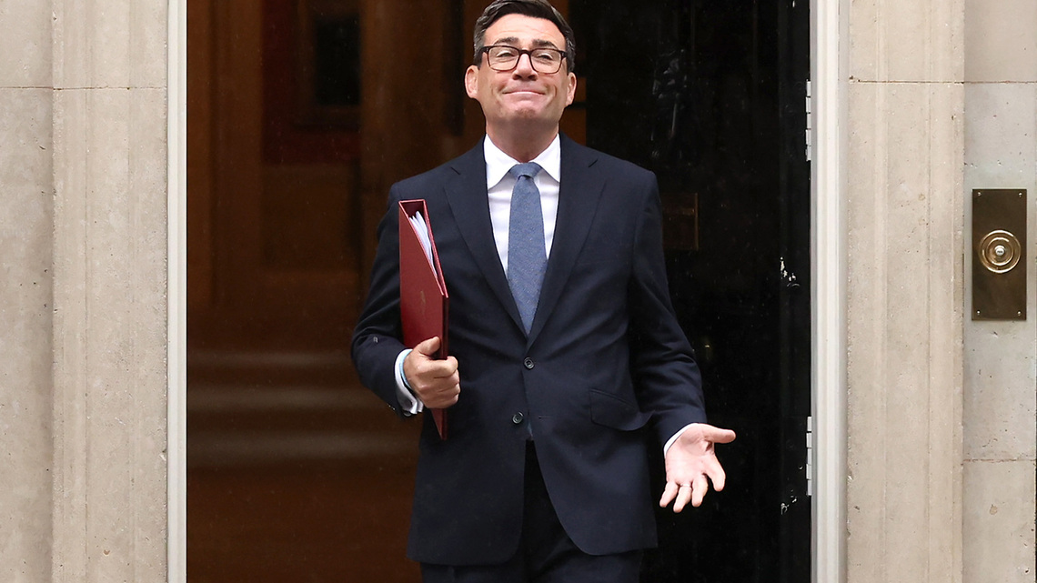 Burnham offers more style than specifics in Parliament debut 