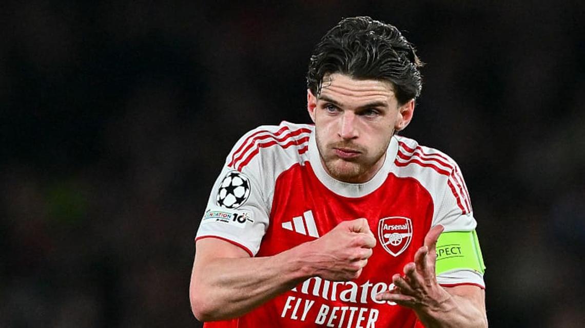  Declan Rice started despite an injury scare. | Vince Mignott/DeFodi Images/DeFodi/Getty Images 