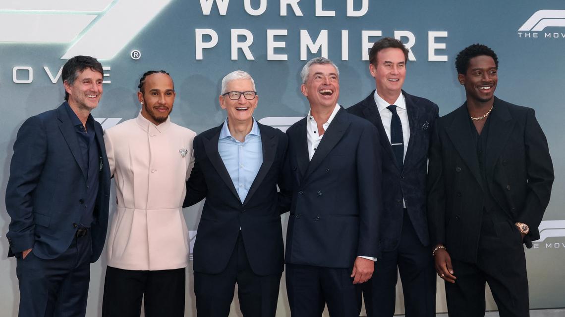 Motor racing-Apple's Cue expects F1 movie sequel, hopes for more global TV expansion 