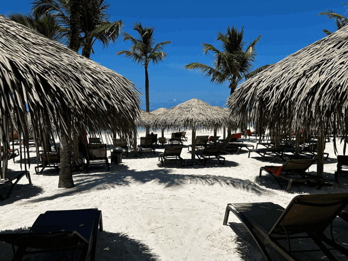 Claiming a quiet slice of paradise on Bavaro Beach for an afternoon of doing absolutely nothing but listening to the waves. Photo credit: Lauren Harby 