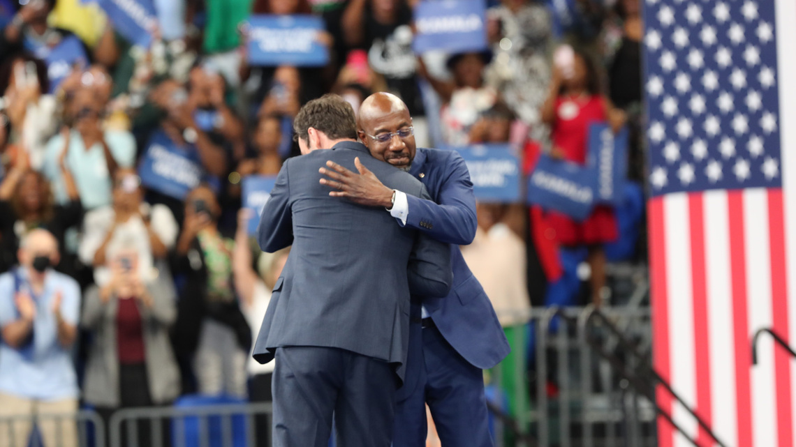 Raphael Warnock discusses Georgia's midterms, a 2028 White House run