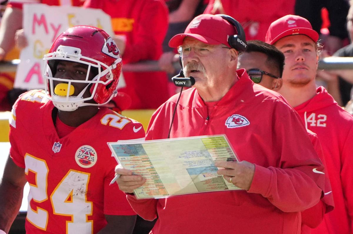  Kansas City Chiefs head coach Andy Reid. Denny Medley-Imagn Images