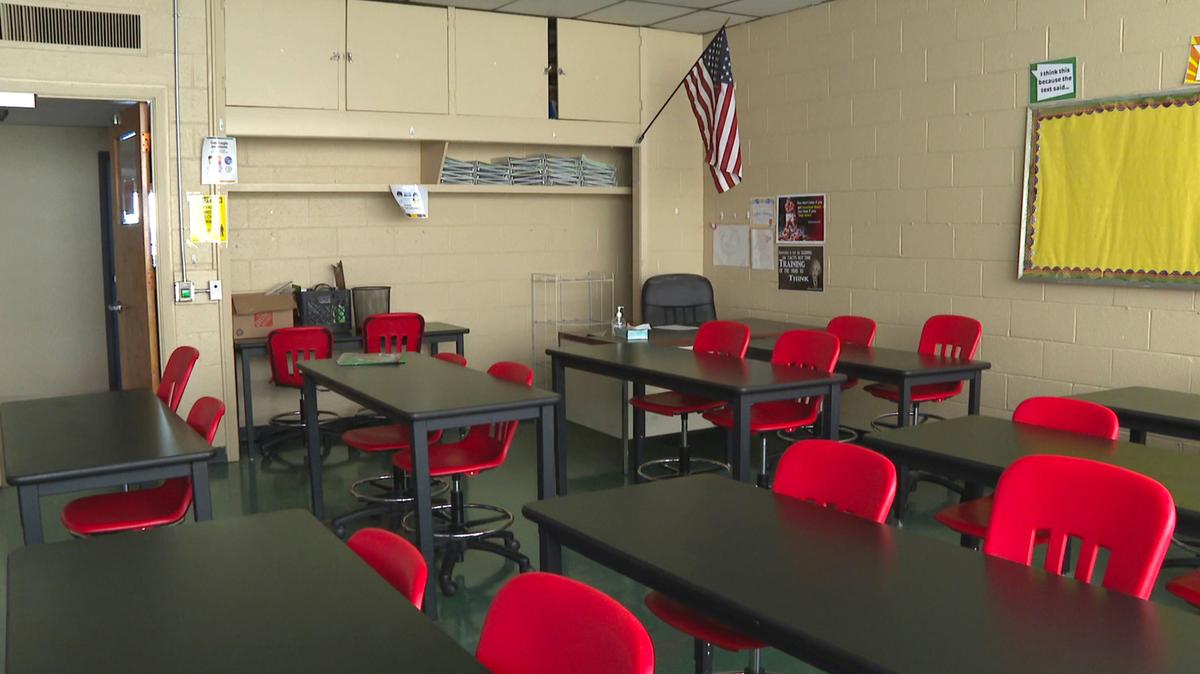 Several area school districts have had to empty out for a few days because of COVID-19. Only a few have opted to use remote learning.