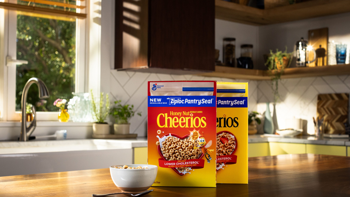Cheerios and Ziploc seal a deal for cereal freshness 