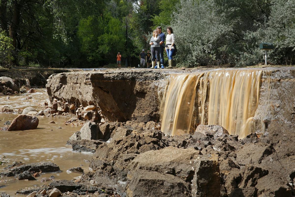  Climate-related natural disasters have caused billions of dollars in damage in the U.S. alone. Marc Piscotty/Getty Images 