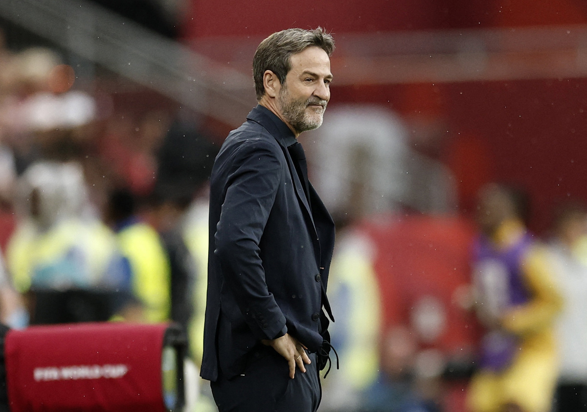 FOTO DE ARCHIVO. Fútbol - Copa Mundial de la FIFA 2026 - Grupo L - Ghana vs Panamá - Estadio de Toronto, Toronto, Canadá - 17 de junio de 2026. El entrenador de Panamá, Thomas Christiansen. REUTERS/Benoit Tessier
