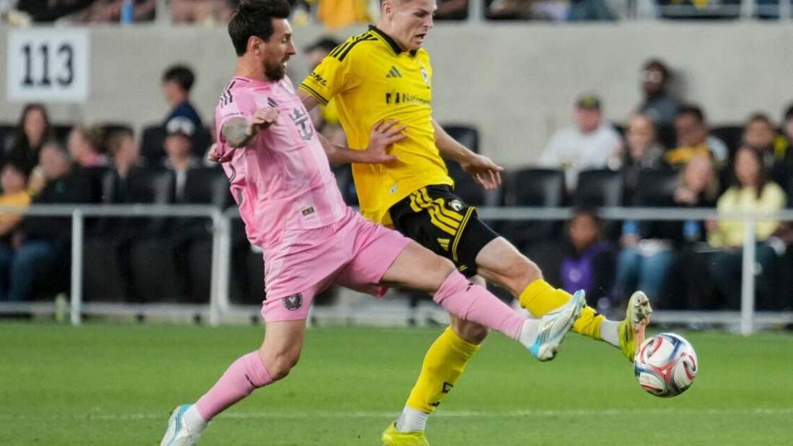 Stoppage-time goal hands Crew rare win over stumbling Miami 