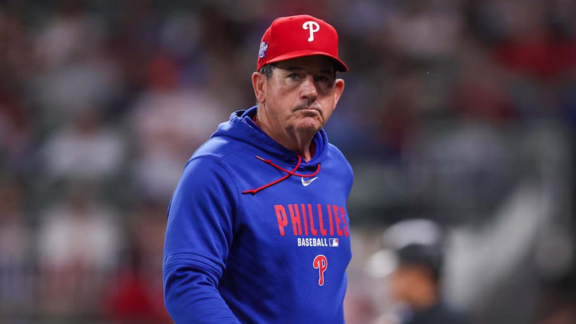  Phillies manager Rob Thomson is under pressure to right the ship. | Brett Davis-Imagn Images 