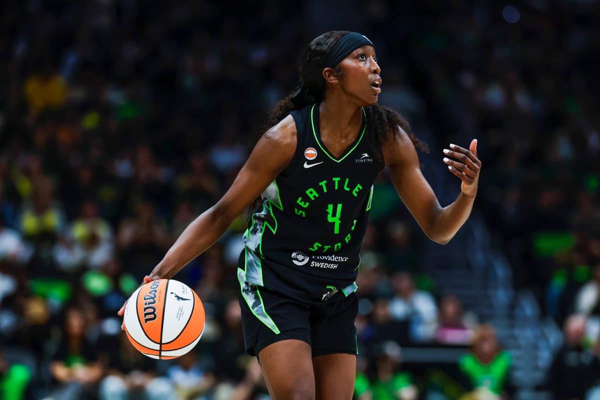  Seattle Storm guard Flau'jae Johnson (4) Joe Nicholson-Imagn Images