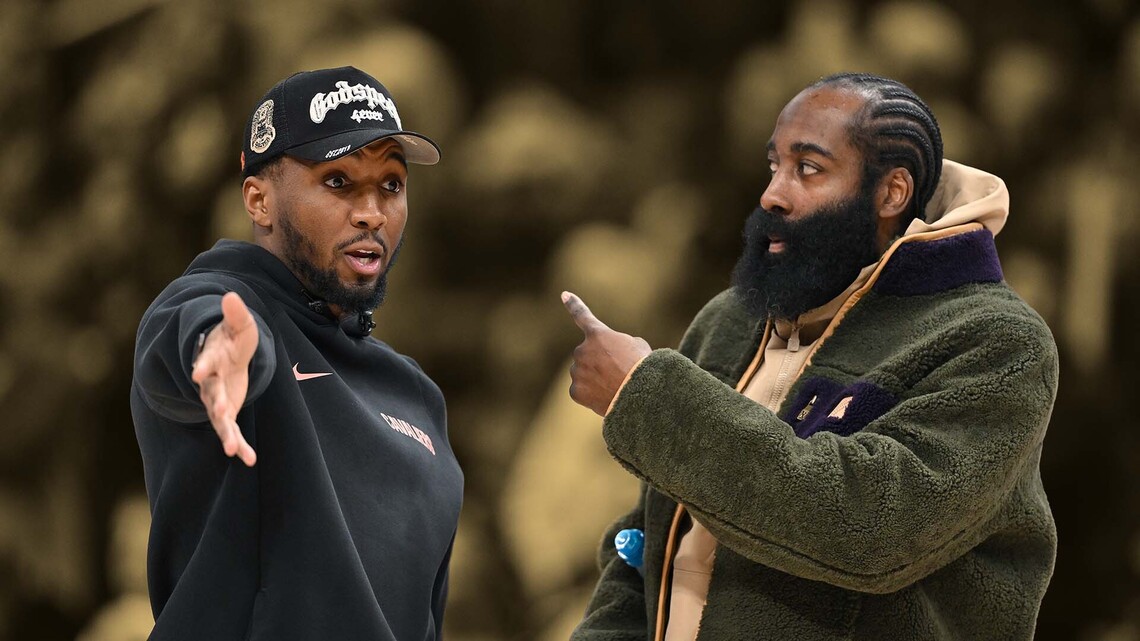 ESPN analyst labels Donovan Mitchell and James Harden as only "regular-season winners" 