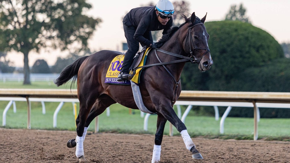 Breeders' Cup Hopefuls Sovereignty, Knightsbridge Take First Spin Around Keeneland 