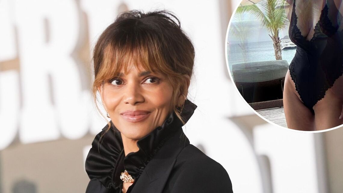 Halle Berry Shows Off Her Bare Backside in Cheeky Thong Swimwear on Vacation 