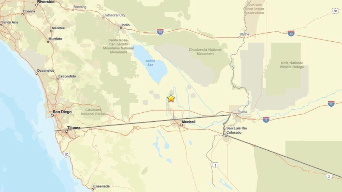 Update: 3.1 magnitude earthquake registered close to Brawley, CA on July 23 