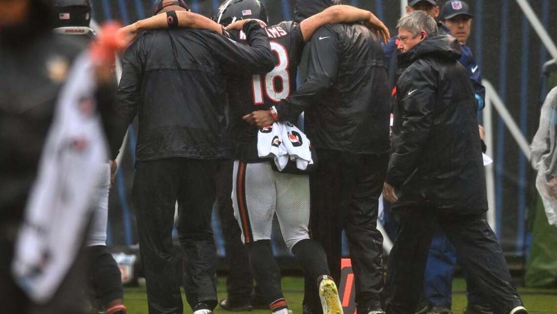 Bears QB Caleb Williams 'on track' for Week 6 return 