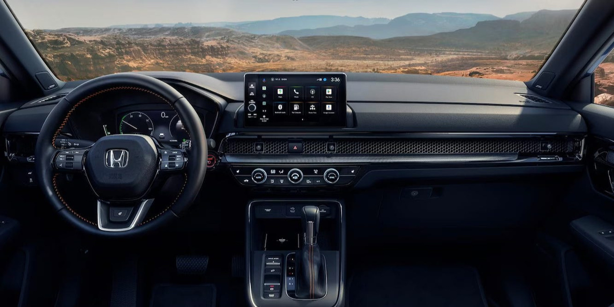 The 2026 Honda CR-V Hybrid interior.