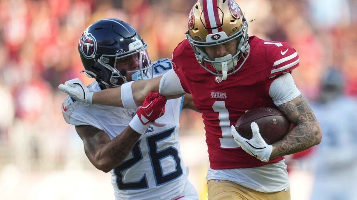49ers WR Ricky Pearsall (knee) to miss season