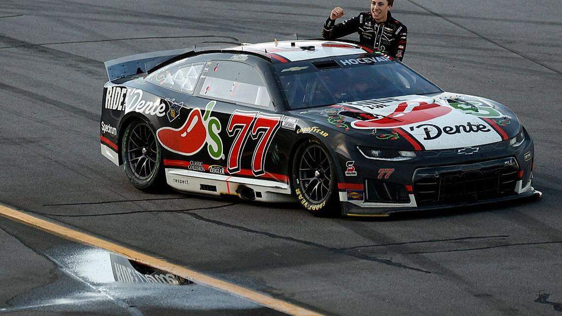 Carson Hocevar avoids Big One at Talladega, nabs first Cup Series win