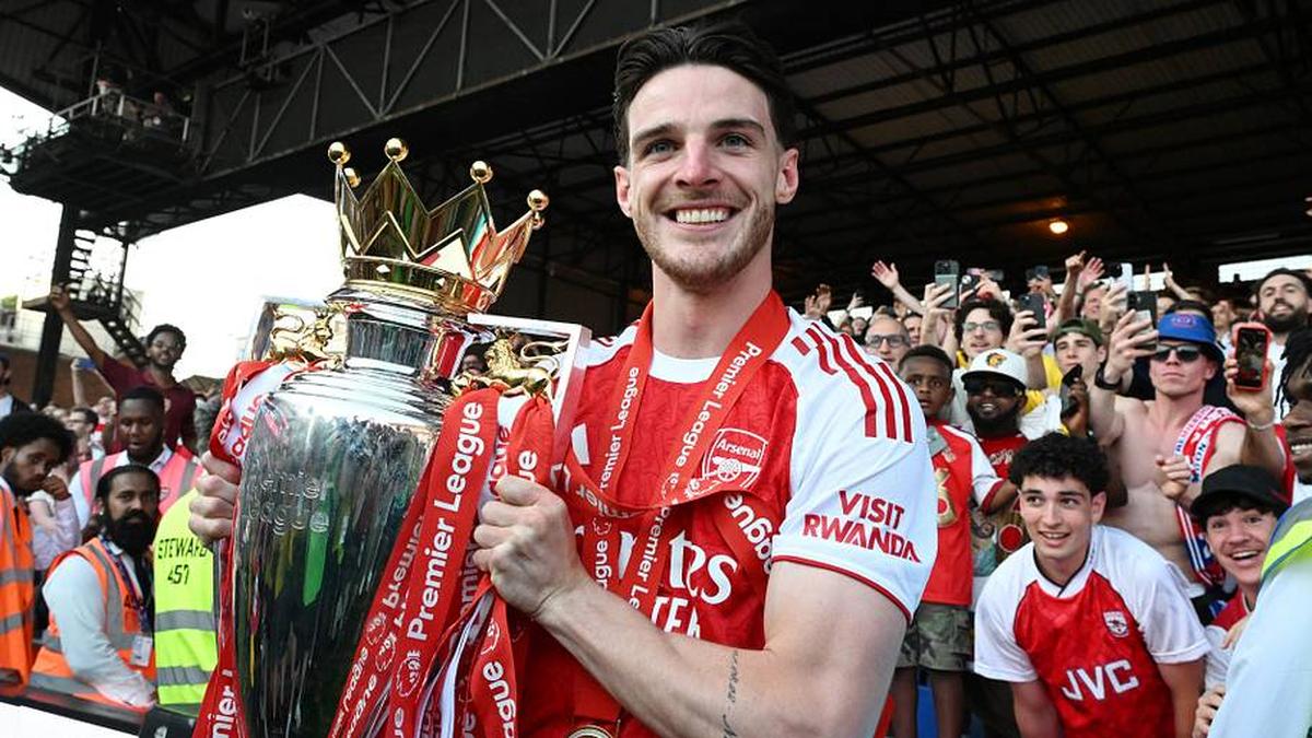 Declan Rice always believed it was never done. | David Price/Arsenal FC/Getty Images 