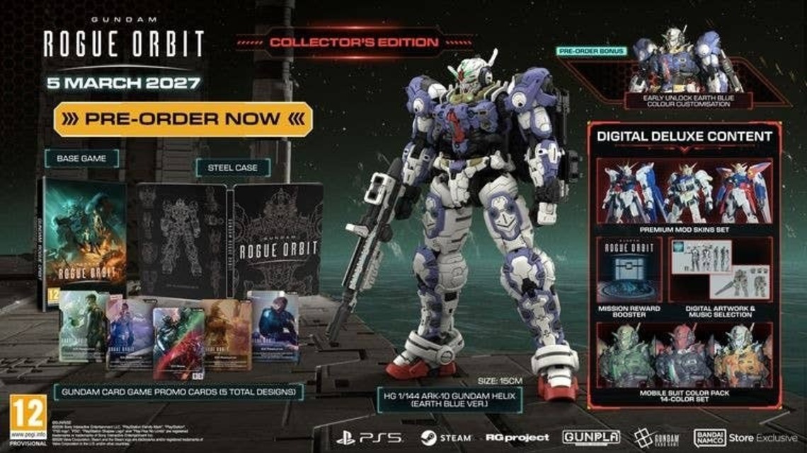Gundam Rogue Orbit Sets March 2027 Release Date, New Trailer 