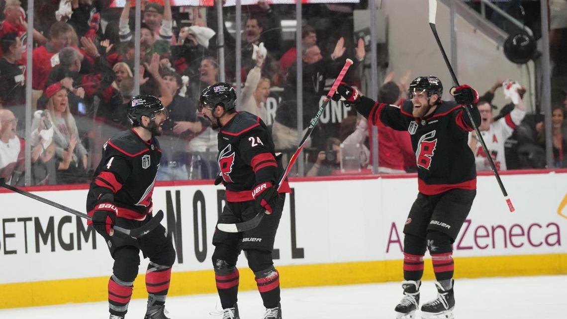 Canes head to Vegas with new life after rally in Game 2 of Stanley Cup Final