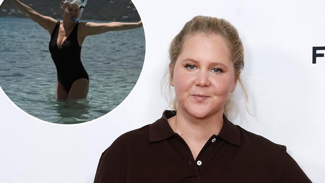 Amy Schumer Shows Off Another Chic Swimsuit After 'Thirsty' Mirror Selfie 