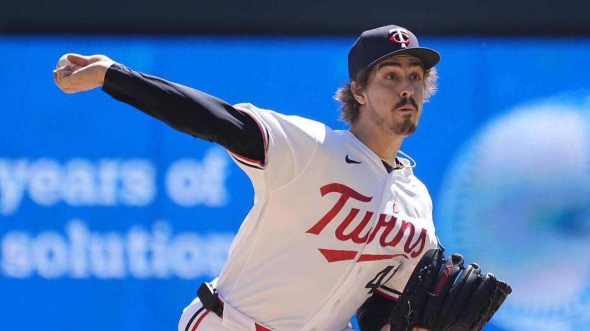  Minnesota Twins starting pitcher Joe Ryan (41) throws to the Toronto Blue Jays in the first inning at Target Field. | Bruce Kluckhohn-Imagn Images 