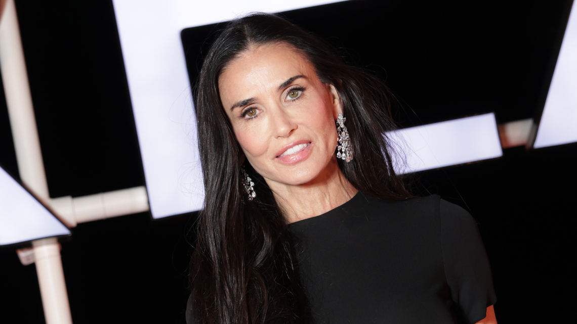 Demi Moore's Crisp Button-Down Shirt Has 1 Detail We Can't Get Over 