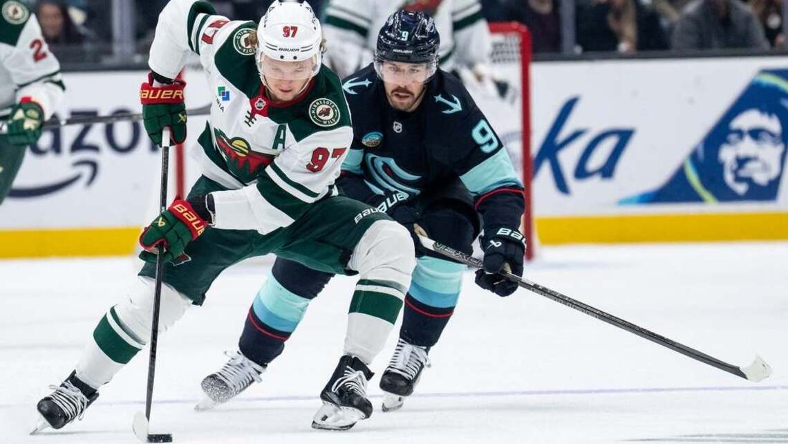 Kirill Kaprizov's early goal sets tone as Wild handle Kraken