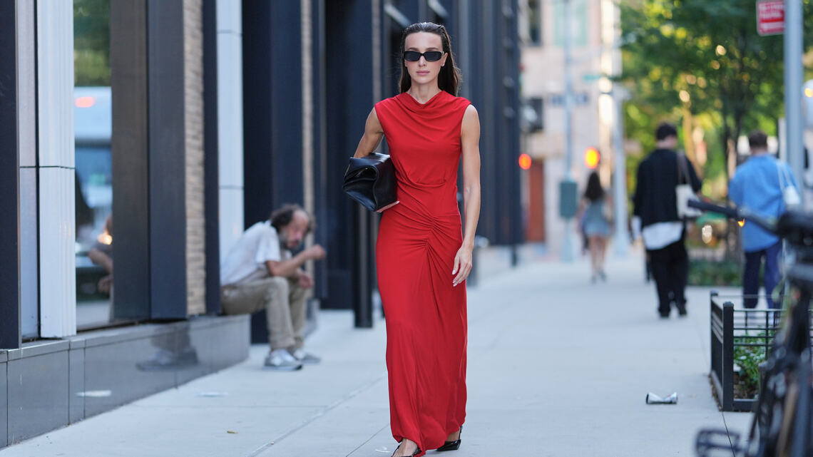 The Cowl Neck Dress Is Back, and These Styles Are Every 'It' Girl's Must 