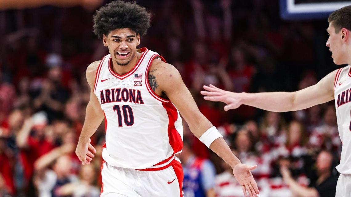Top 25 roundup: No. 2 Arizona avenges 1st loss, beats No. 14 Kansas