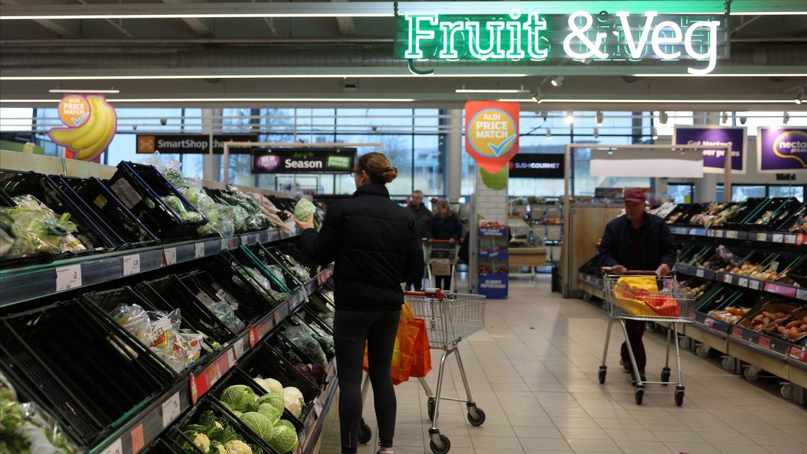 UK grocery inflation eases with Iran conflict yet to fully hit prices 