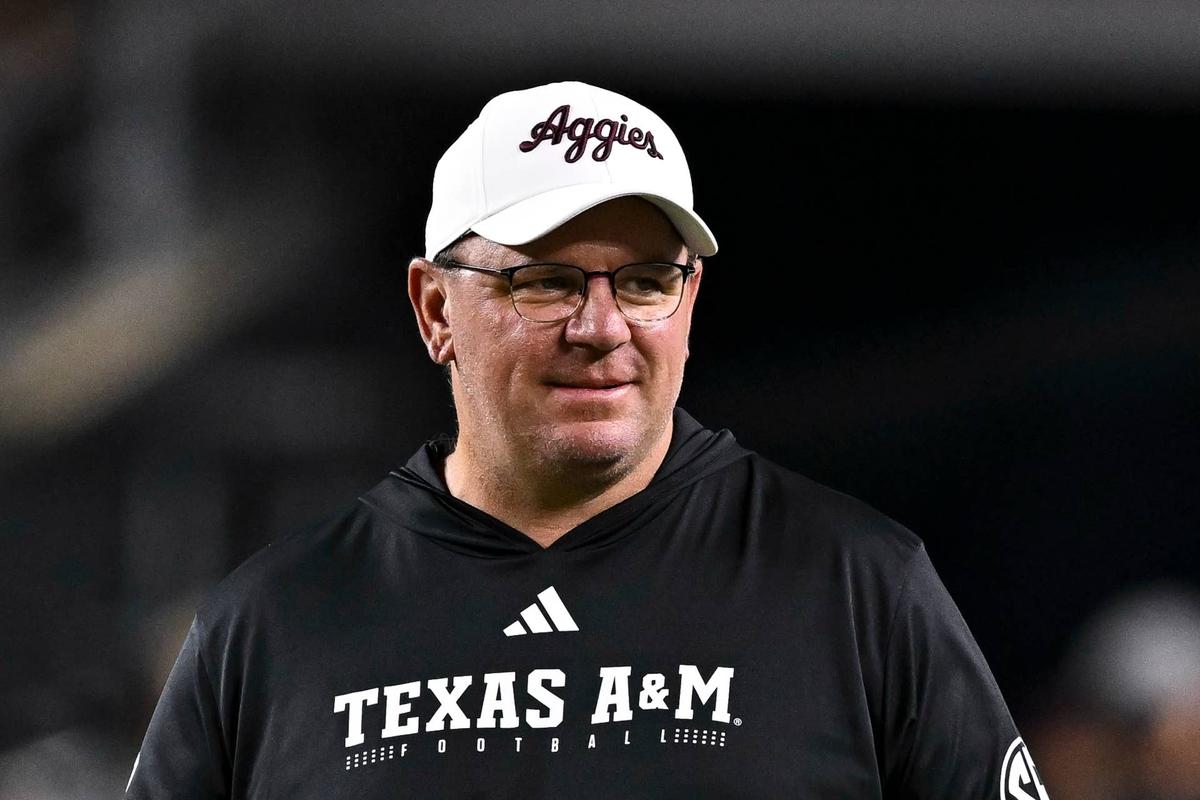  Texas A&M Aggies head coach Mike Elko. Maria Lysaker-Imagn Images
