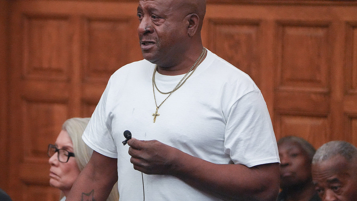 Frank Tyson's family reacts after former officers learn their fate