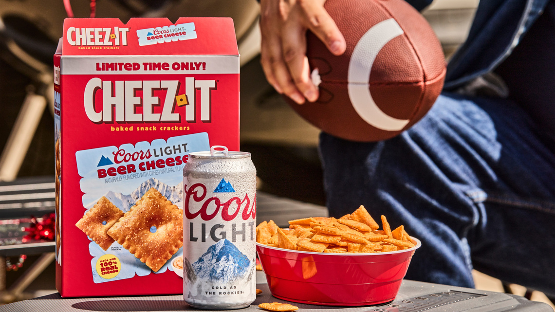 Cheez-It teams up with Coors Light for newest flavor 