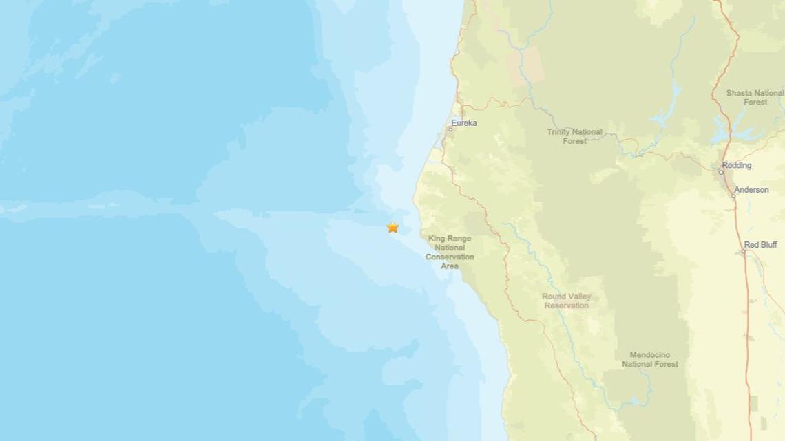 Update: Earthquake struck region near Petrolia, CA on Feb. 12 - 2.0 magnitude recorded 