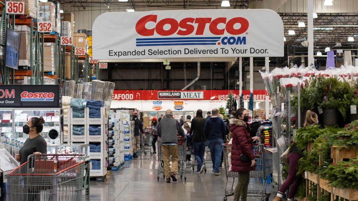 Costco interior.