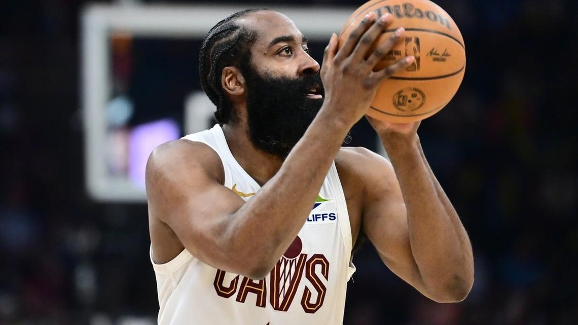 NBA roundup: James Harden scores 29,000th point in Cavs' win over 76ers 