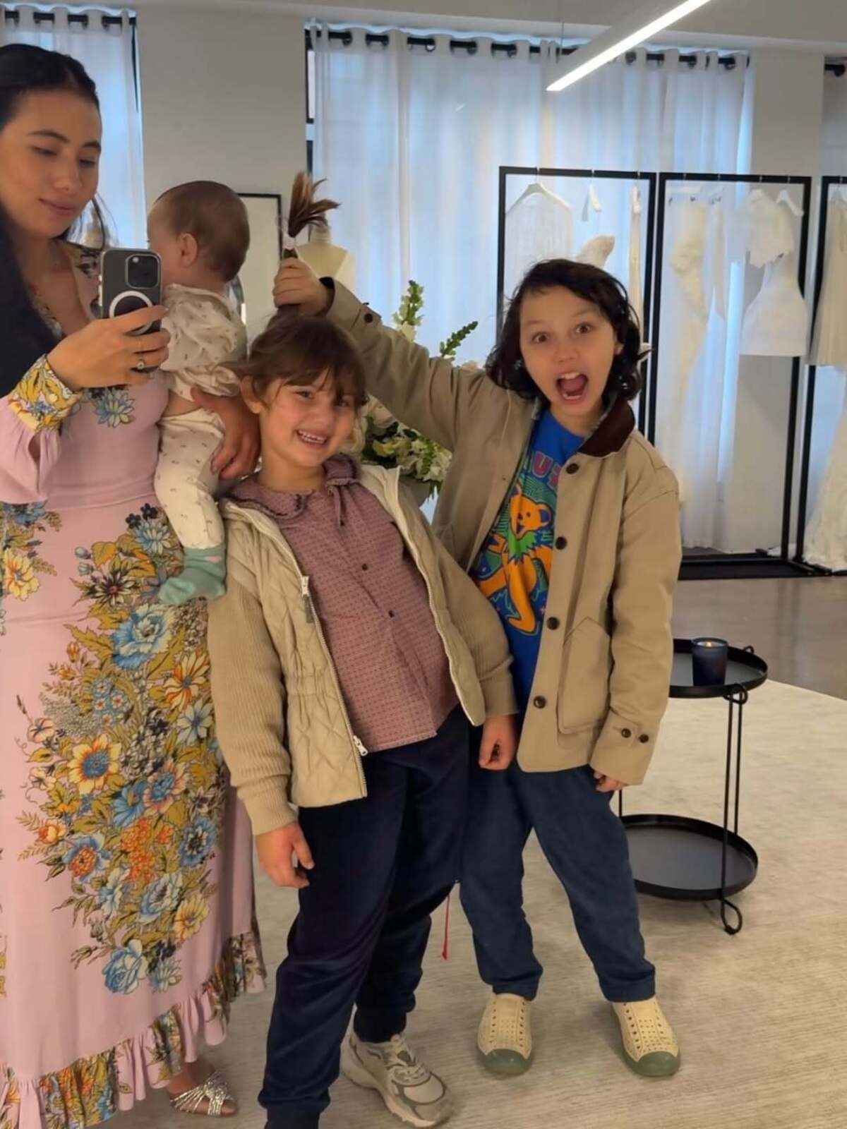  Chloe Mendel Corgan and kidsChloe Mendel Corgan/Instagram 