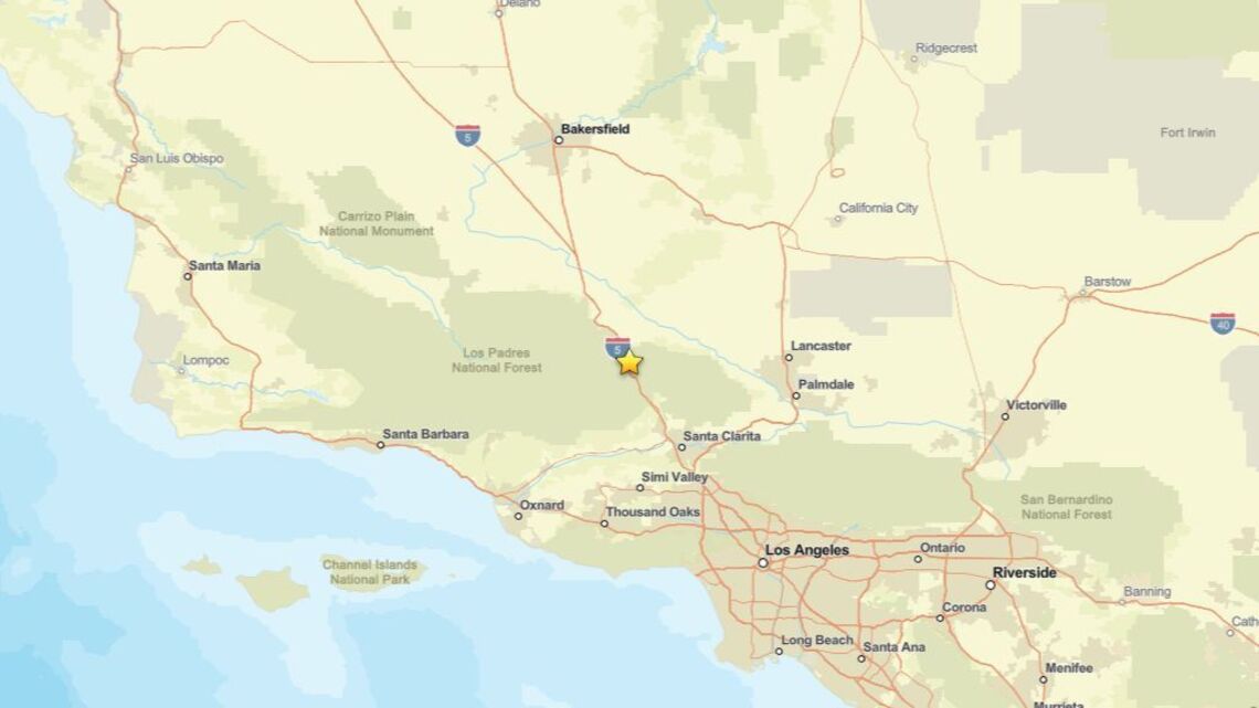 Update: 2.2 magnitude earthquake reported close to Gorman, CA on July 14 