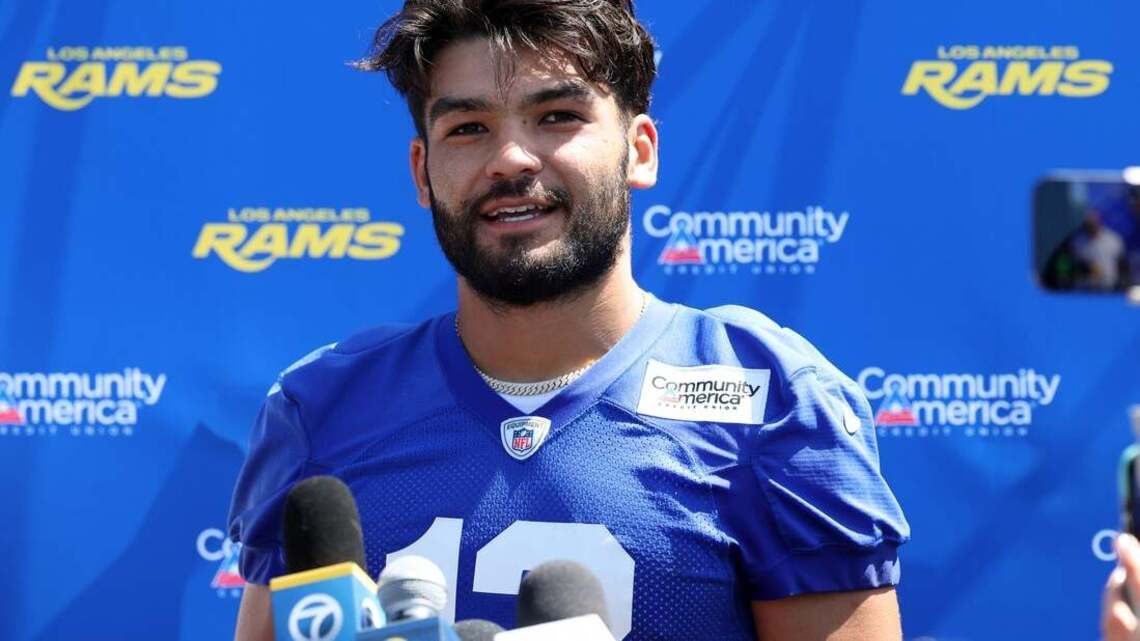 Rams WR Puka Nacua exits practice due to groin injury 