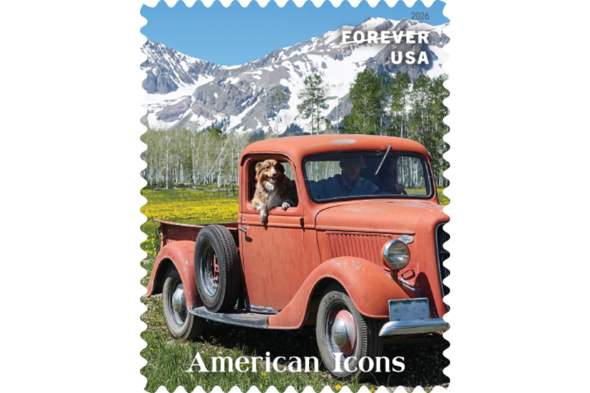  American Icons stamp collection: The Pickup Truck 