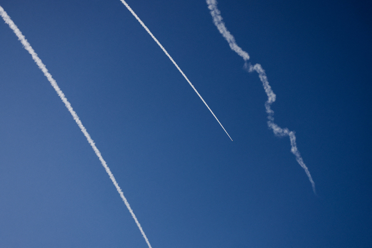 Israel's Iron Dome anti-missile system operates for interceptions over the Israel-Lebanon border, as seen from northern Israel, June 10, 2026. REUTERS/Ammar Awad
